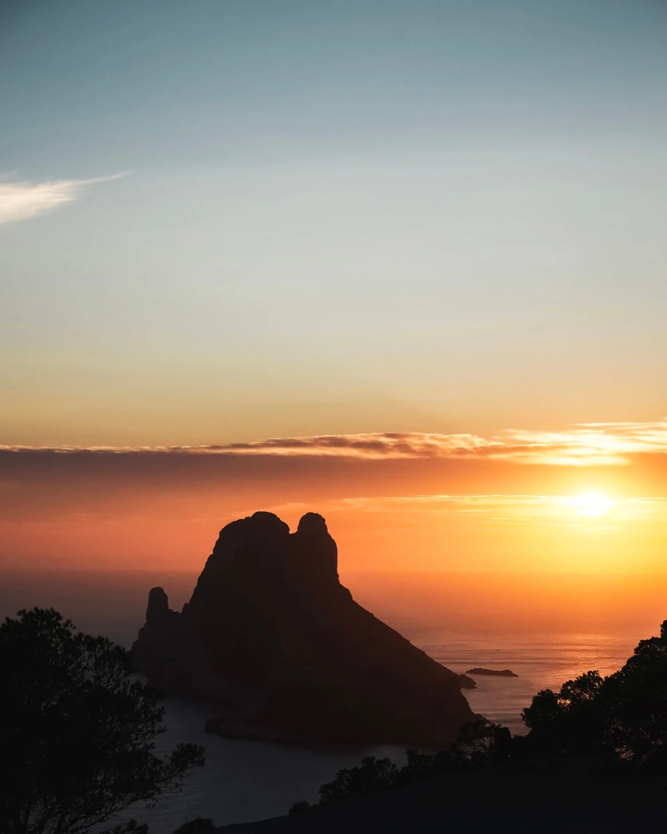Zonsondergang op Ibiza